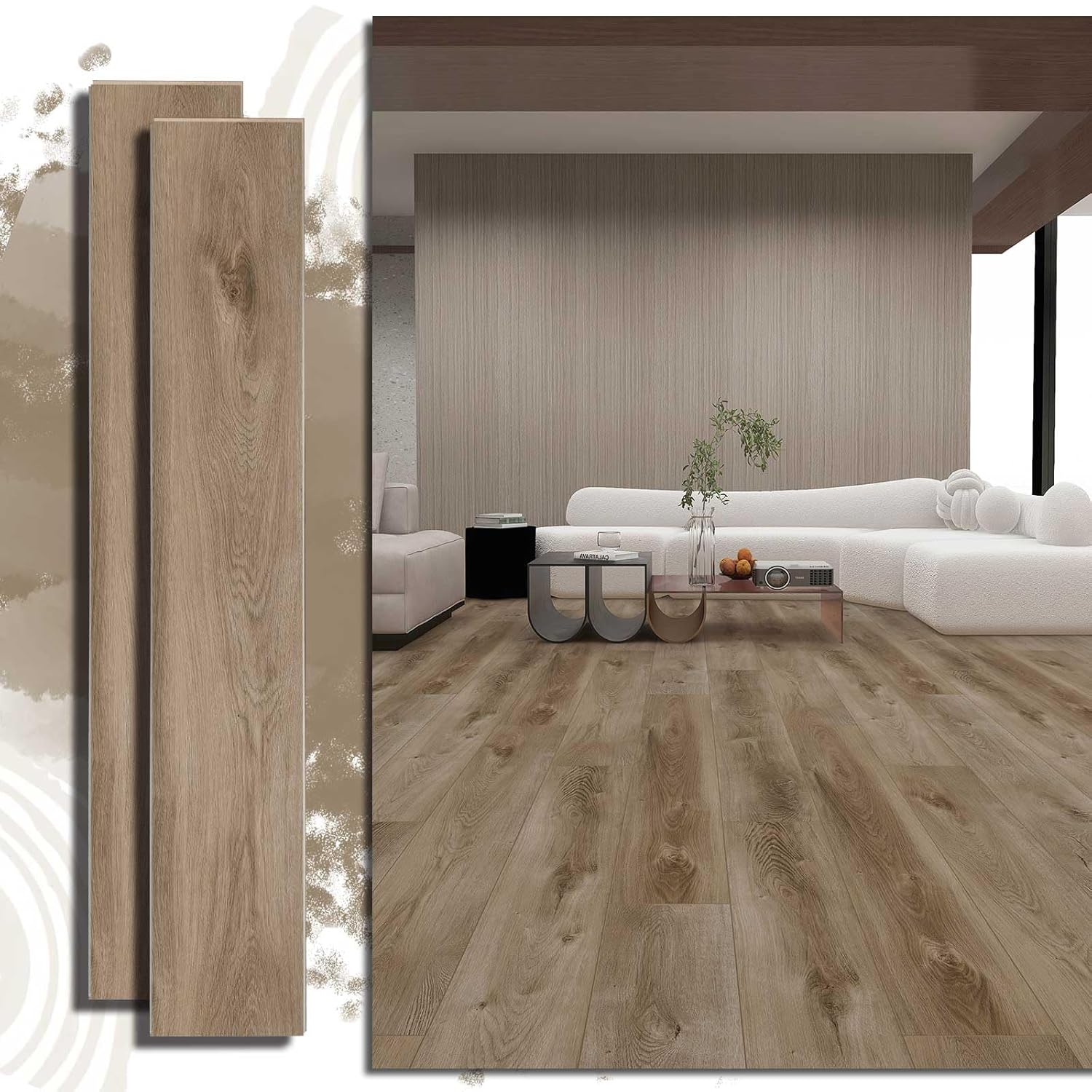 French Oak Waterproof Rigid Core 2G Click Lock 7x43 Inch