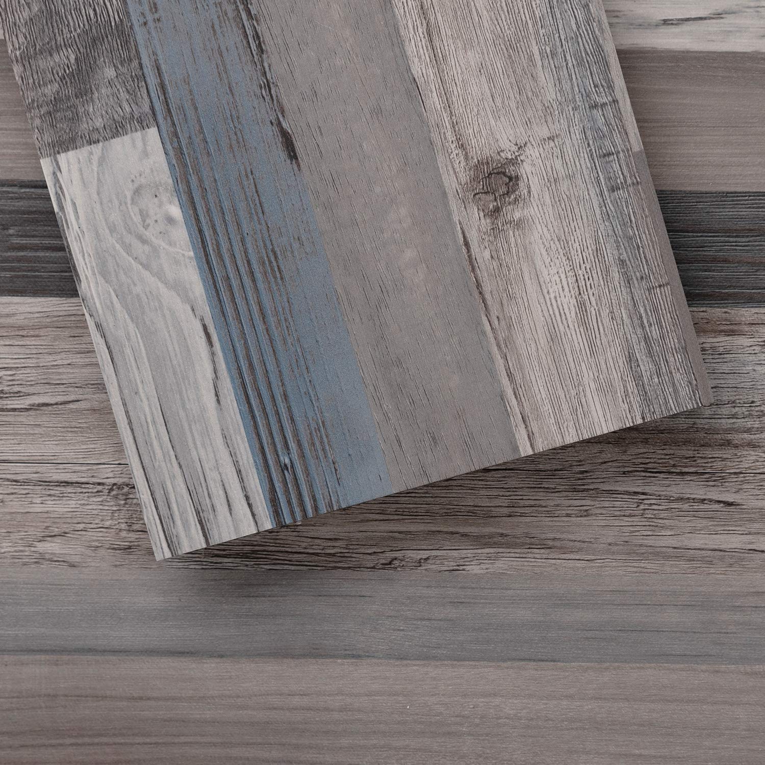 Quilt Basecore Wood Look Peel Stick Sample Plank 6x12 Inch