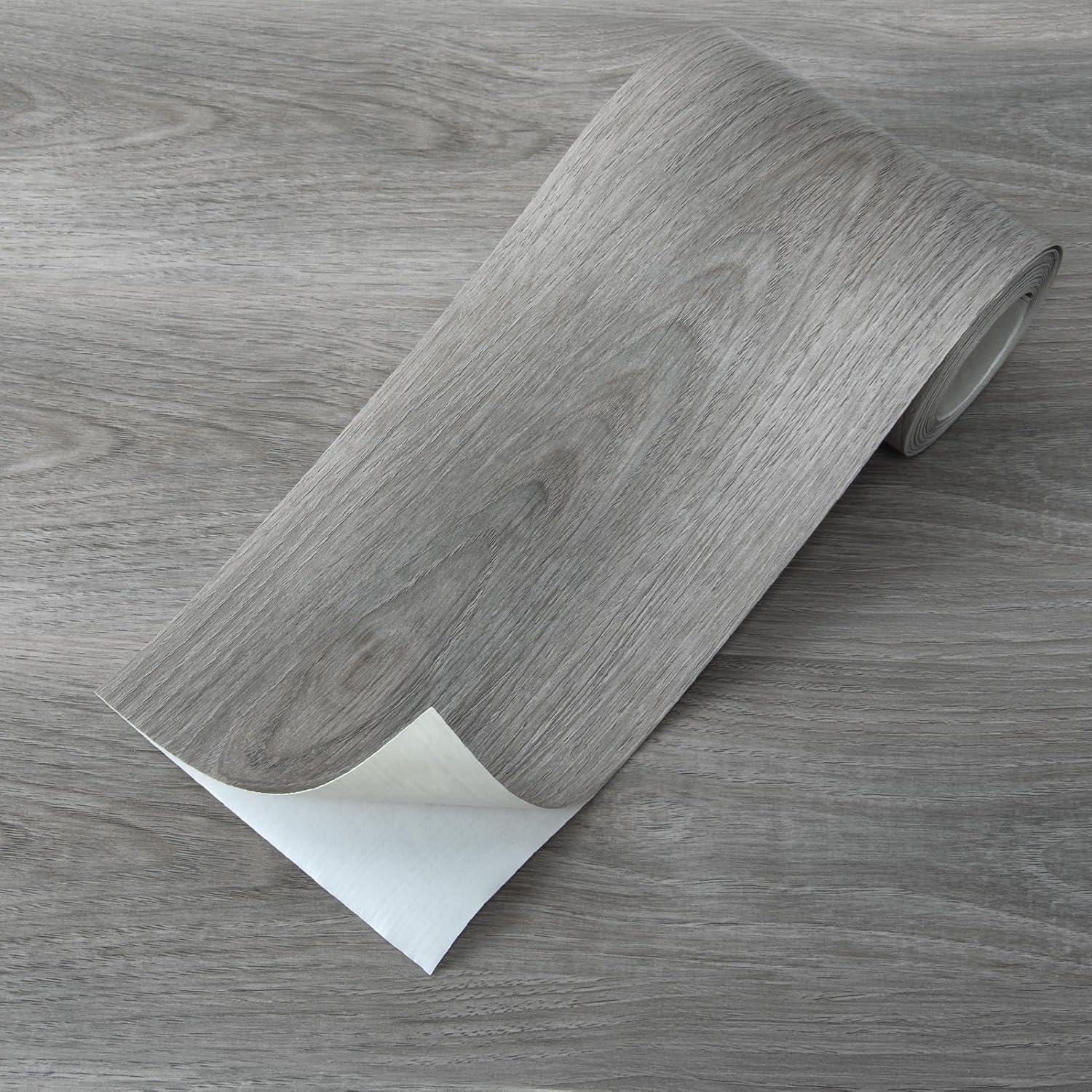 Gray Wood Look Peel Stick Adhesive Waterproof Planks 15 Sq.ft